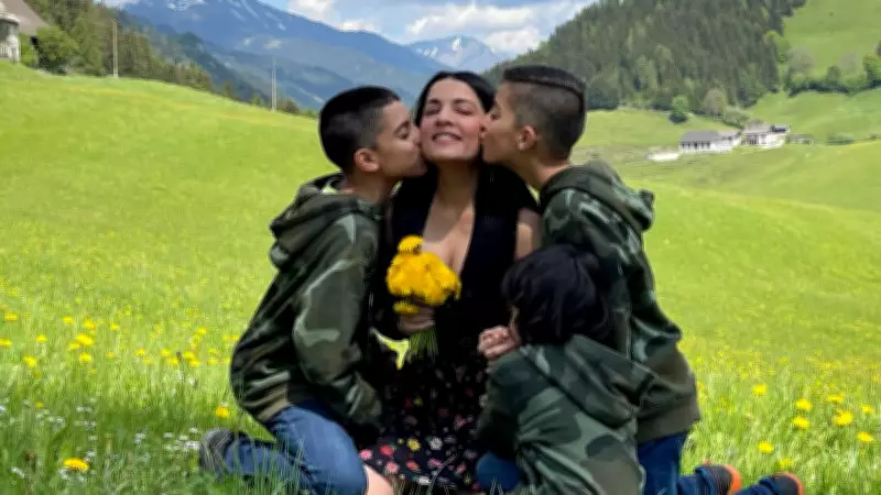 Celina Jaitly Pens Chilling Note for Her Sons on Mother's Day