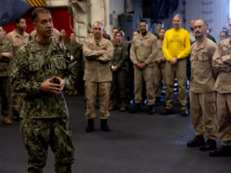 CENTCOM Chief Visits USS Tripoli in Arabian Sea Amid Naval Blockade