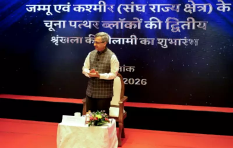 Centre Launches Second Tranche of Limestone Block Auctions in J&K