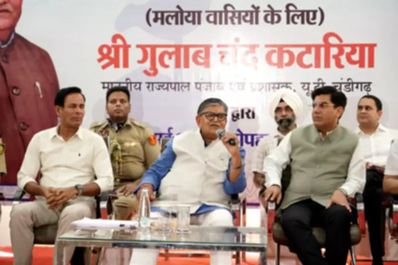Chandigarh Maloya Residents Raise Issues at Kataria's Samaadhaan Shivir