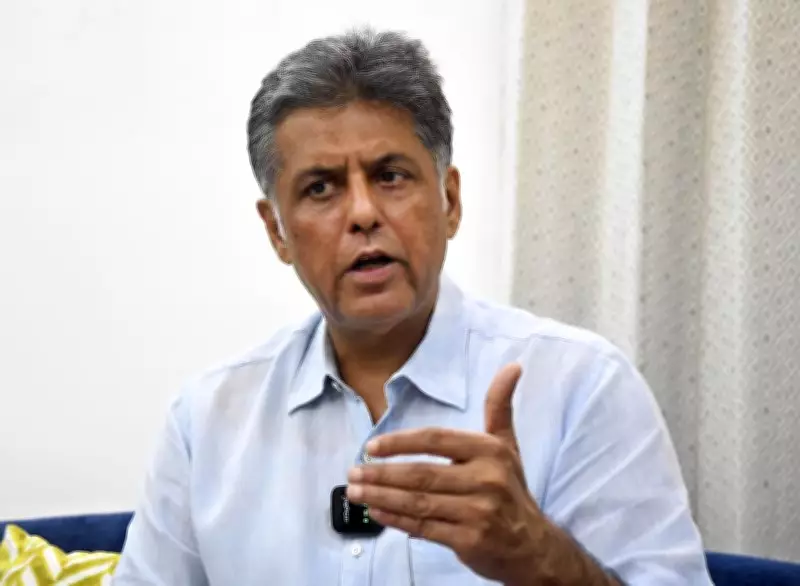 Chandigarh MP Manish Tewari Questions Fuel Price Hike, Cites Oil Companies' Rs 77,280 Crore Profit