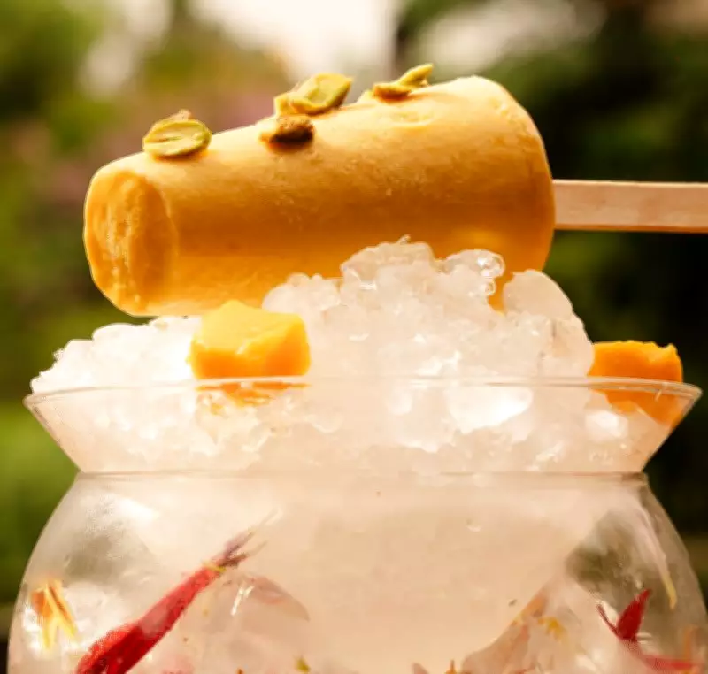 Chef Recreates Summer Memories with Alphonso Mango Kesar Kulfi