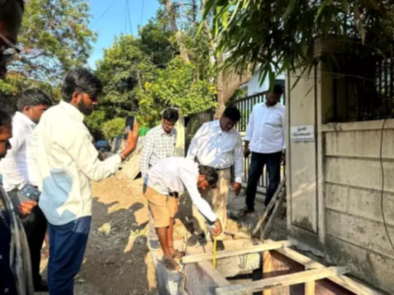 Chennai MLA Flags Quality Defects in Stormwater Drain, Stops Payment