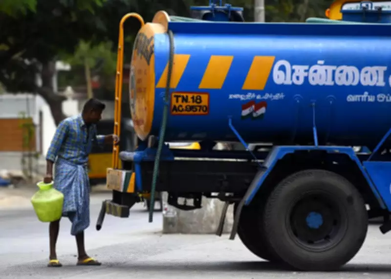 Chennai Residents Protest on GST Road Over Water Crisis for 10 Days
