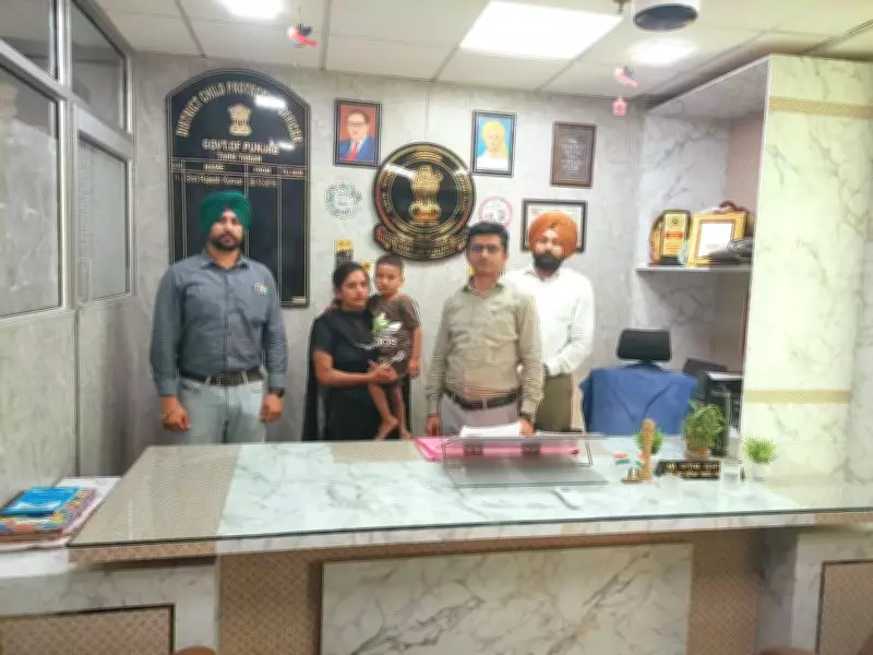 Child Reunited with Family After Being Found Near Shrine in Tarn Taran