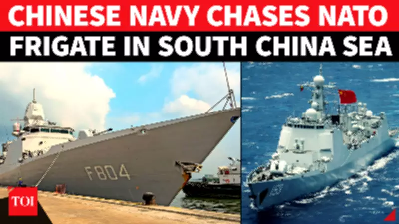 China Air Force, Navy Chase NATO Warship in South China Sea Escalation
