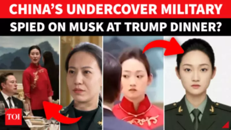 China Military Posed as Waitresses to Spy on Trump and Musk at Banquet