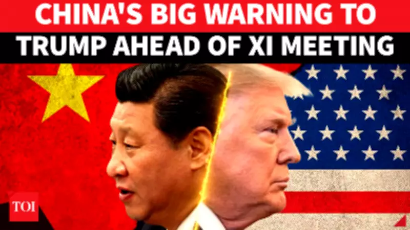 China Warns Trump: 'Do Not Risk' Taiwan Redline Ahead of Beijing Visit