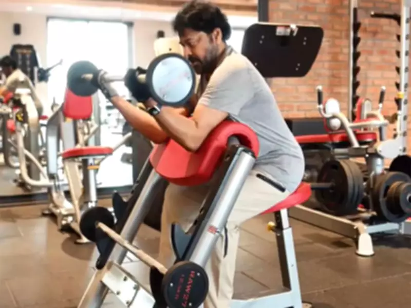 Chiranjeevi Shares Intense Workout Video Ahead of Mega158 Opening Ceremony