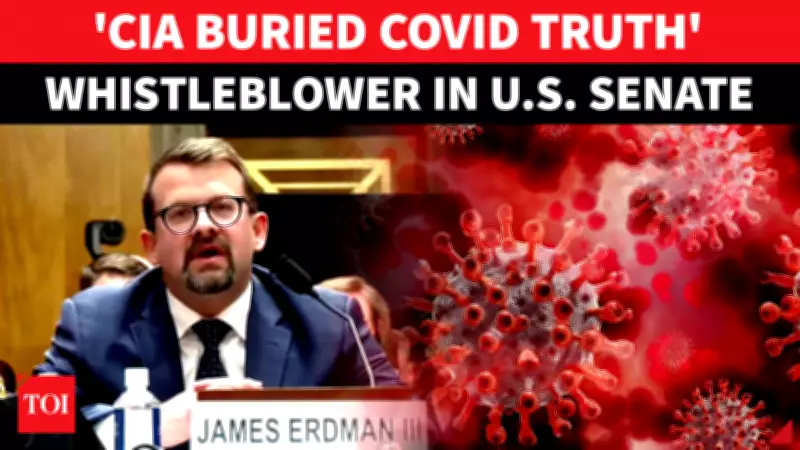 CIA Whistleblower Alleges Cover-Up of COVID Lab Leak Truth in Senate Hearing
