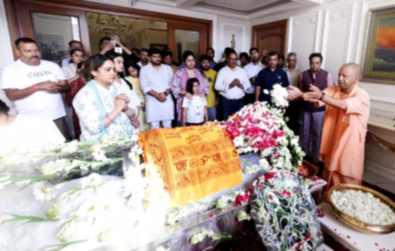 CM Visits Aparna Yadav's Residence, Mourns Prateek's Demise