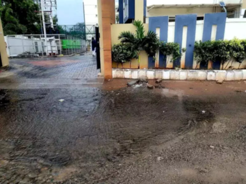 Coimbatore Residents Protest Apartment Releasing Treated Wastewater onto Road