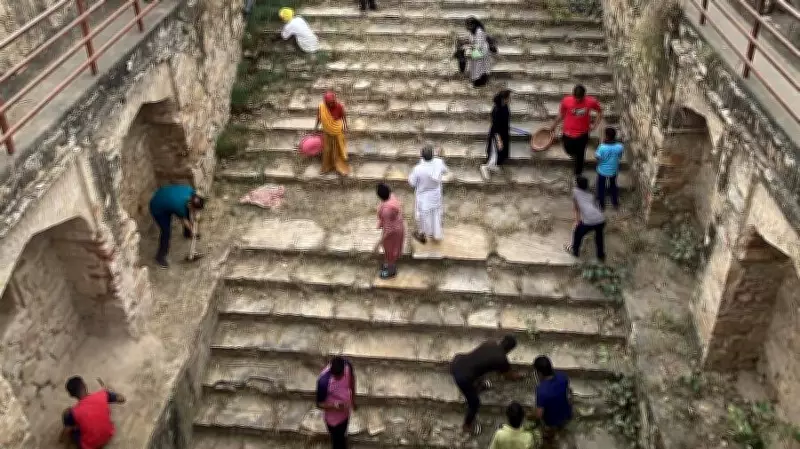 Community-Driven Stepwell Revival in Rajasthan Eases Water Scarcity