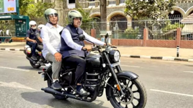 Congress Slams Fadnavis for Riding Bike with Expired PUC Certificate