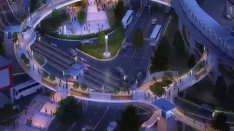 Construction of BSK Skywalk in Bengaluru Begins After Long Delay