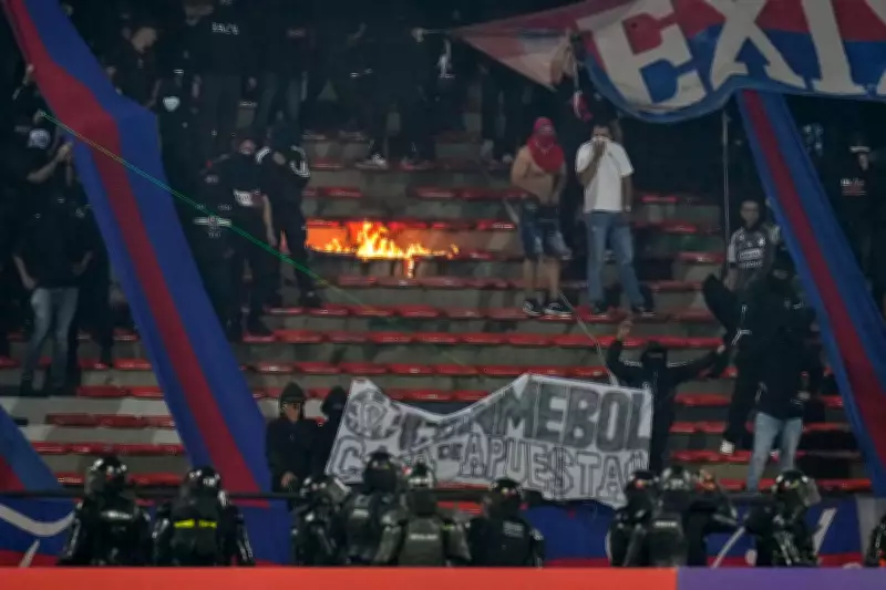 Copa Libertadores match abandoned after fan protests in Medellin