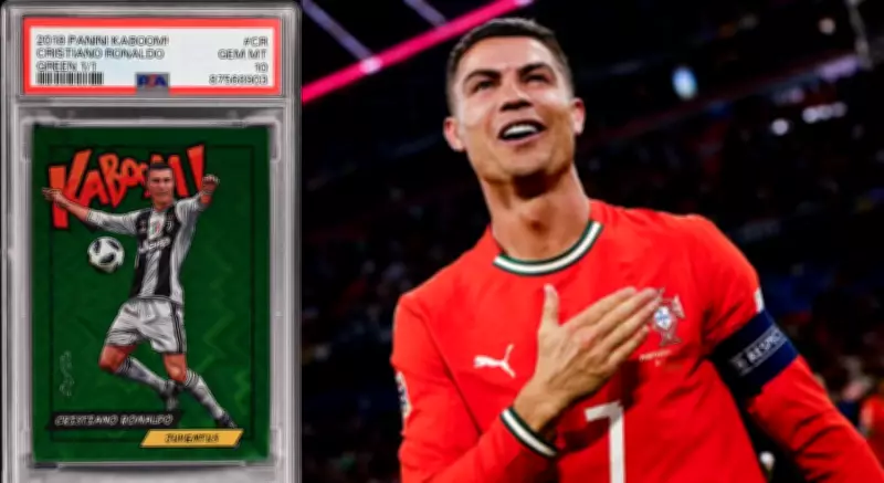 Cristiano Ronaldo's Rare Panini Card Sells for $1.35 Million, Shattering Records