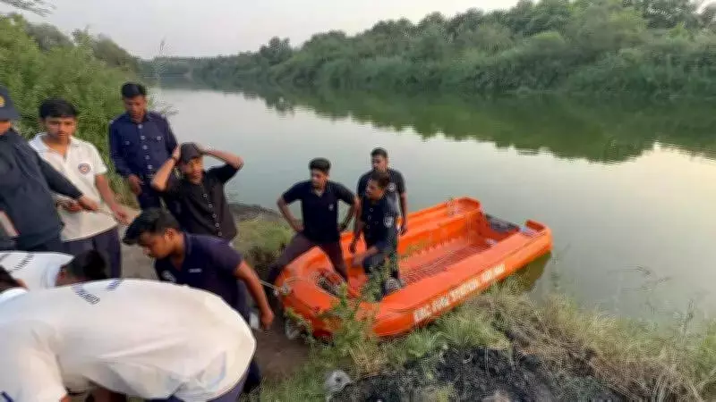 Crocodile Drags 22-Year-Old Man into Dev River in Vadodara
