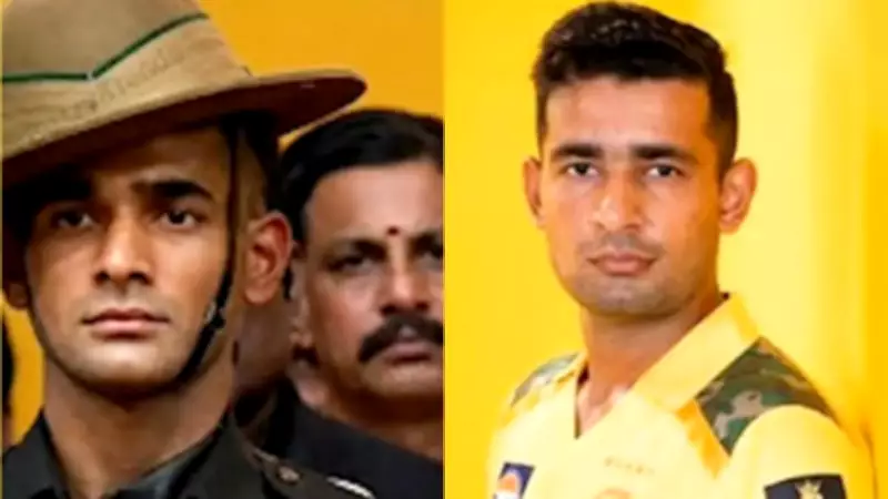 CSK Pacer Anshul Kamboj Meets Lookalike Security Guard in Funny Viral Moment