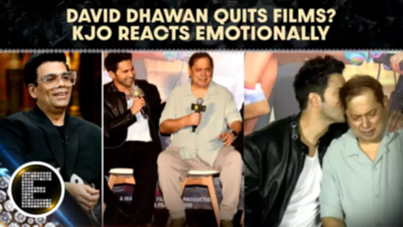 David Dhawan Breaks Down at Hai Jawani Event; Karan Johar Reacts to Retirement Hint