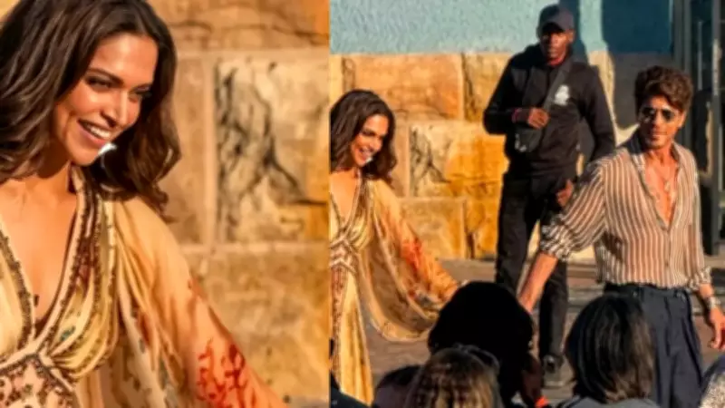 Deepika Padukone and Shah Rukh Khan Set 'King' Sets Ablaze in Cape Town