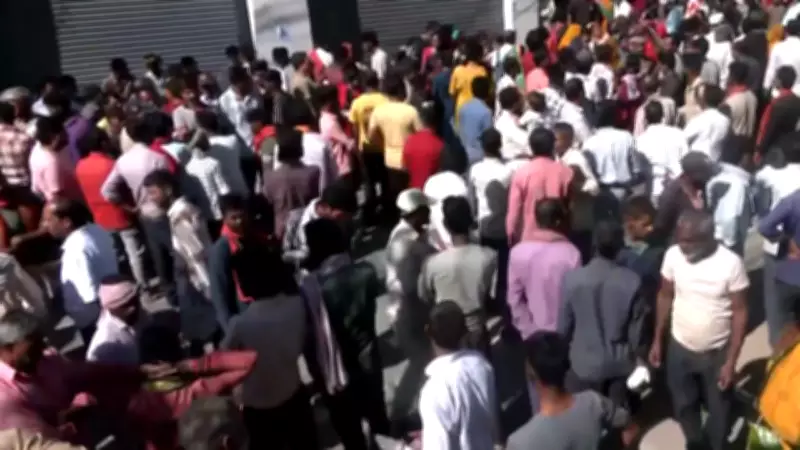 Dehradun: Man killed by speeding truck, locals protest blocking road