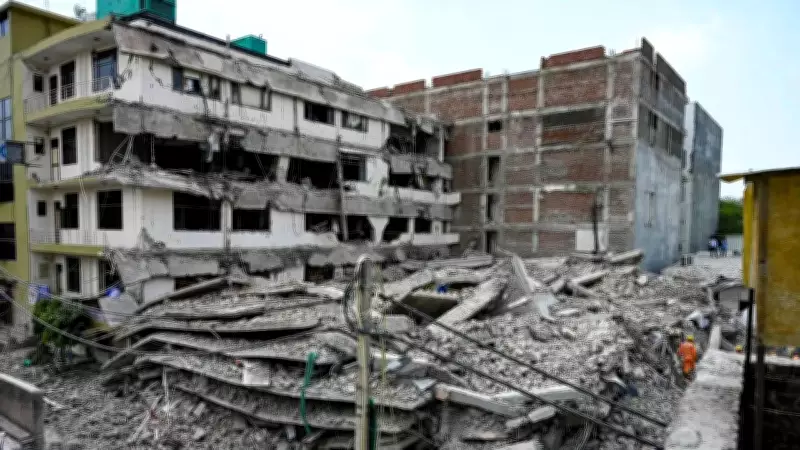 Delhi Building Collapse Near Saket Metro Kills 4, Rescue On