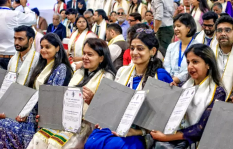 Delhi CM Rekha Gupta Addresses Ambedkar University Convocation