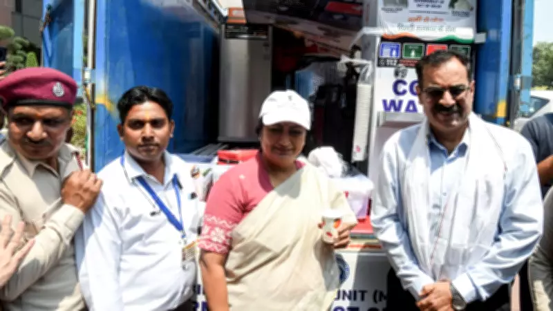Delhi CM Rekha Gupta Flags Off 13 Heat Relief Units for People