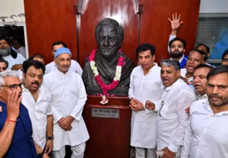 Delhi Congress pays tribute to Rajiv Gandhi on death anniversary, urges residents to plant saplings
