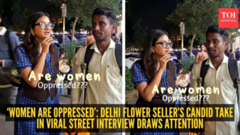 Delhi Flower Seller's Honest Take on Women's Oppression Goes Viral