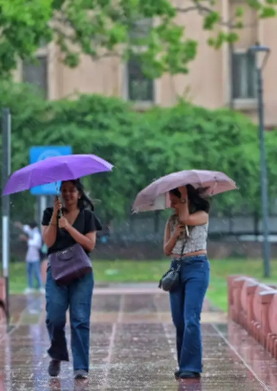 Delhi-NCR Thunderstorm Brings Relief from Heat, Hail Hits Parts