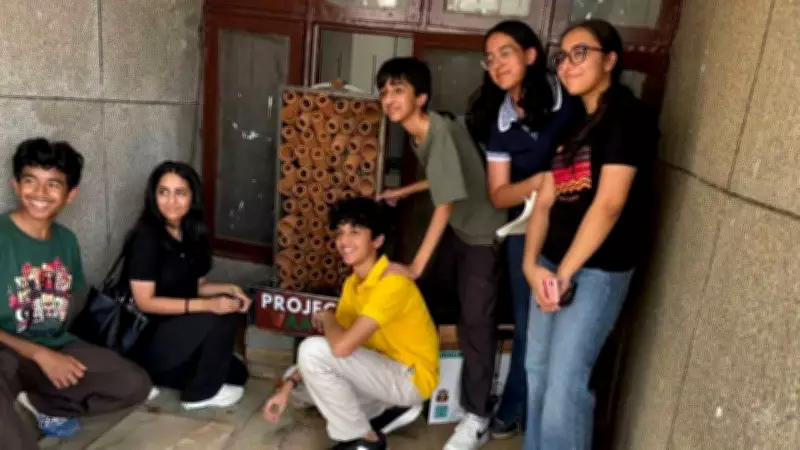 Delhi Students Create Eco-Coolers Using Kulhads to Beat Heat in Government Schools