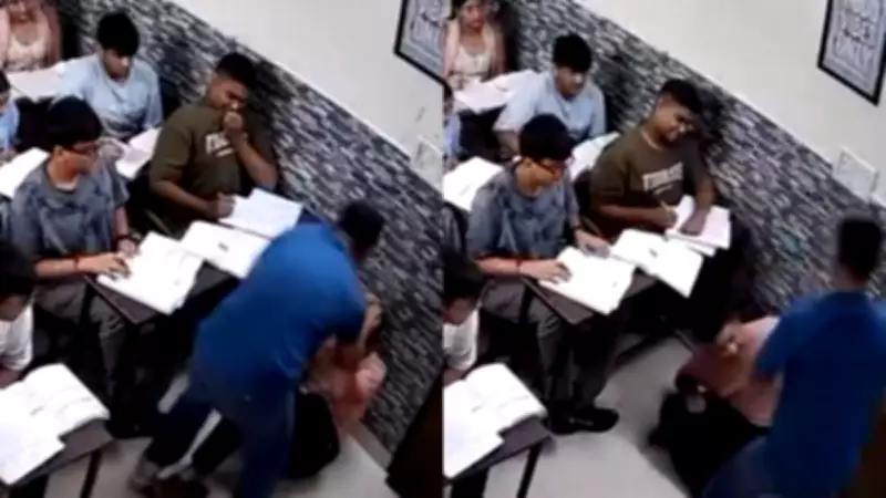 Delhi Teacher Beating Student at Coaching Centre Sparks Outrage