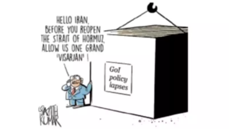 DH Cartoon: Allow Us One Grand Visarjan Commentary
