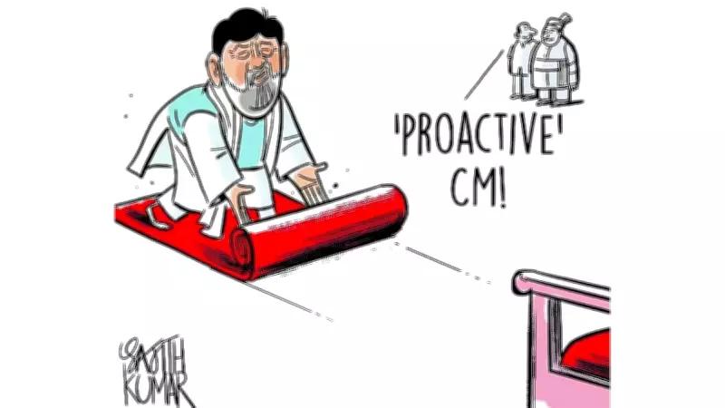 DH Cartoon: Proactive CM Takes Charge in Karnataka