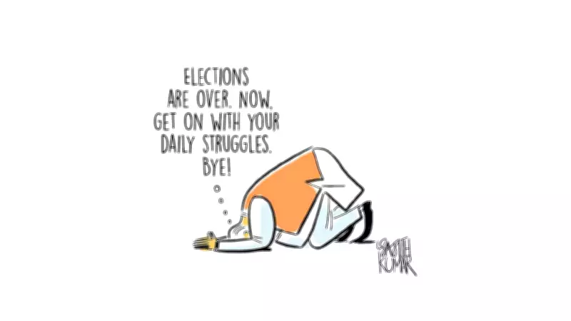 DH Cartoon: Returning to Daily Struggles After Elections