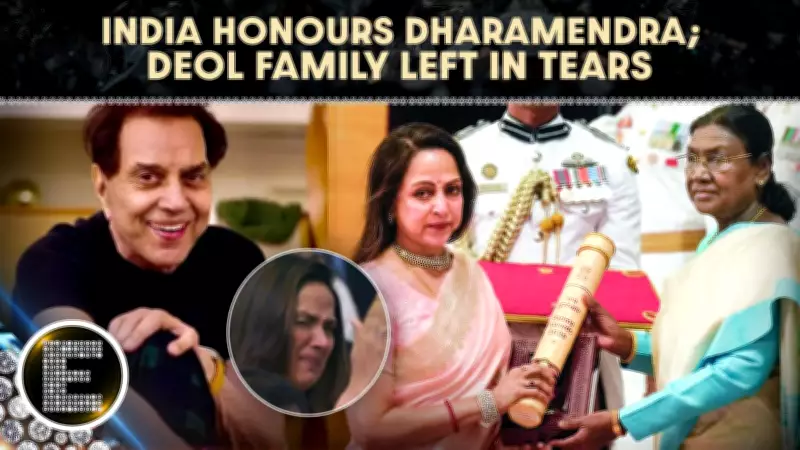 Dharamendra Honoured with Padma Vibhushan; Family Emotional at Ceremony