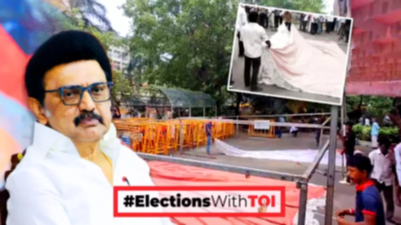 DMK Removes Tents at HQ as TVK Leads in Early Tamil Nadu Poll Trends