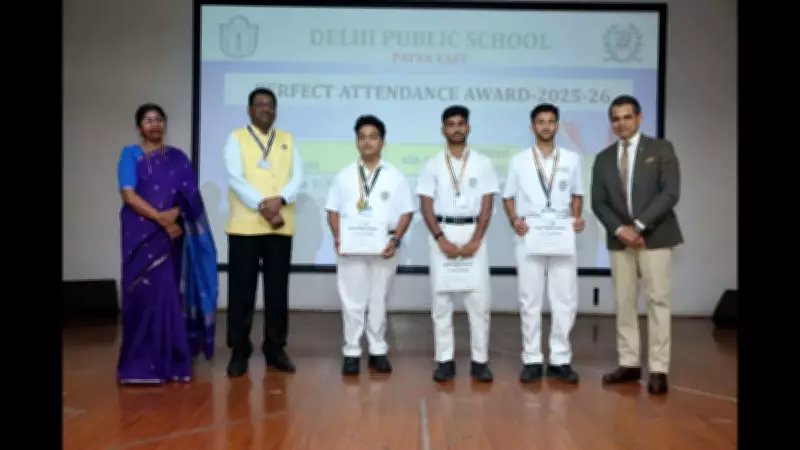 DPS Patna East and Notre Dame Academy Honour Students with Scholar Badges and School Blues Award