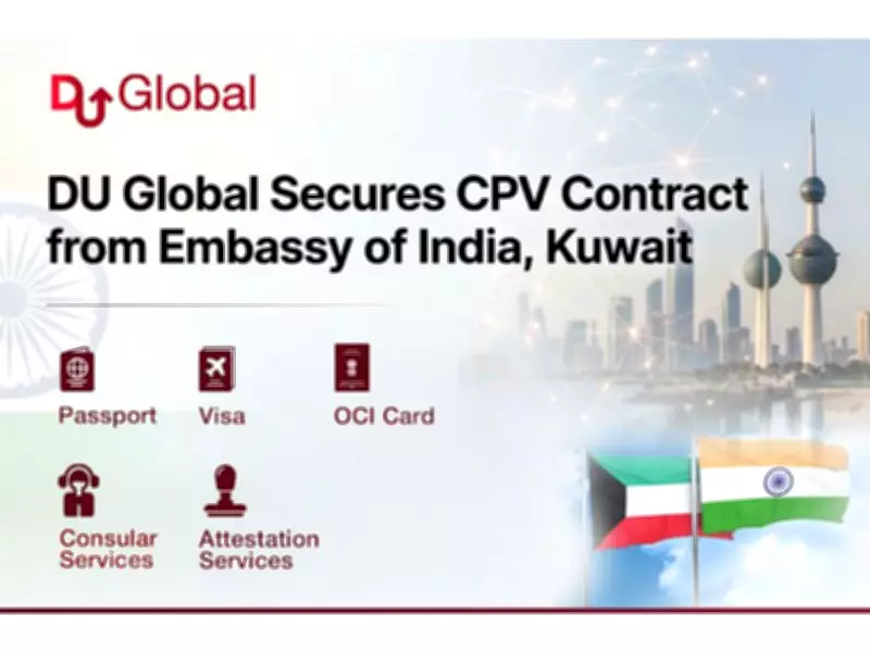 Dudigital Global Wins CPV Services Contract from Indian Embassy in Kuwait