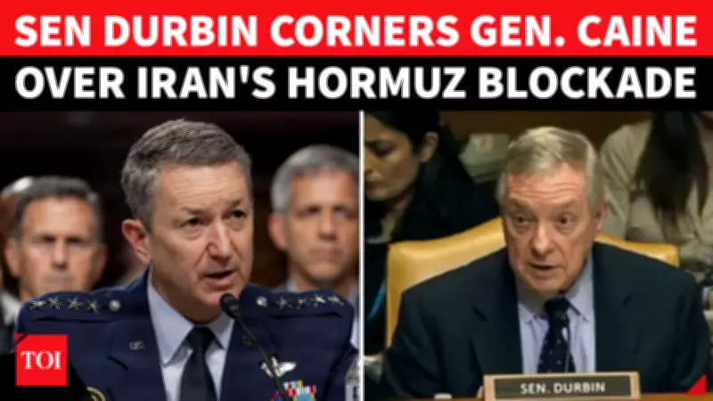 Durbin vs General Caine: Budget Clash Over Hormuz Crisis Goes Viral