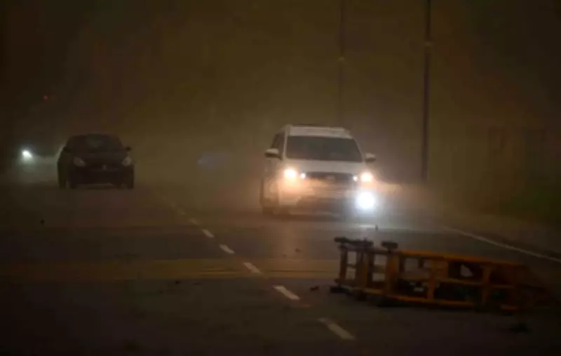 Duststorm Brings Relief from Heatwave in Prayagraj, Causes Damage