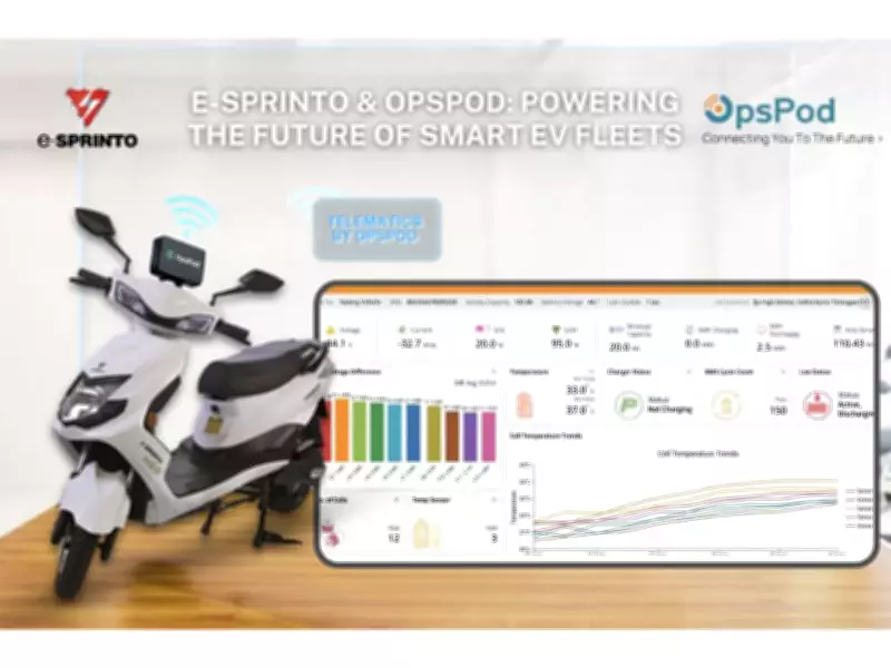 E-Sprinto Accelerates India's EV Revolution with OPSpods Intelligent IoT Ecosystem