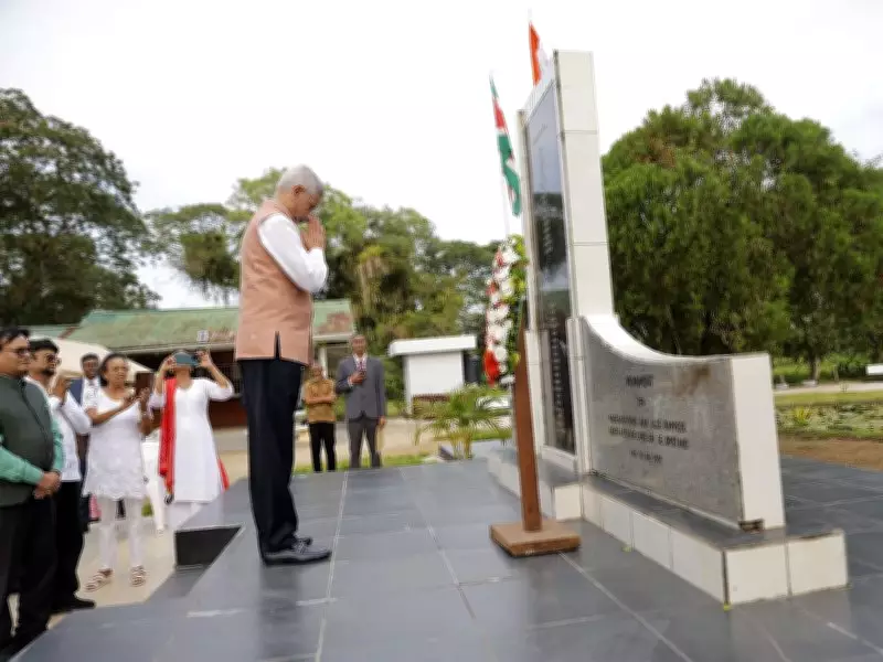 EAM Pays Tribute at Suriname's Marienburg Monument, Recalls Girmitya Struggle