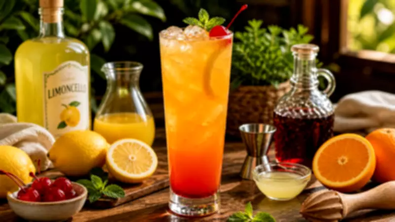 Easy Limoncello Sunrise Cocktail Recipe for Summer Parties