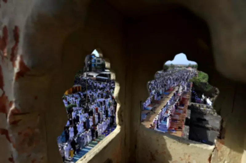 Eid Prayers in Jaipur's Walled City Draw Large Crowds, Traffic Diversions in Place