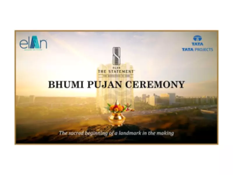 Elan Group Begins Construction of Elan the Statement in Gurugram Sector 49 with Tata Projects