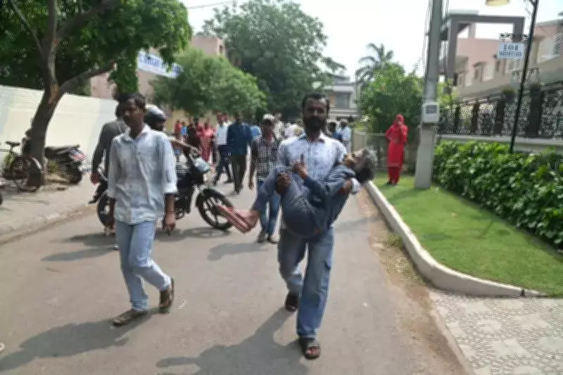 Elderly Voters Defy Age to Cast Votes in Panchkula MC Election