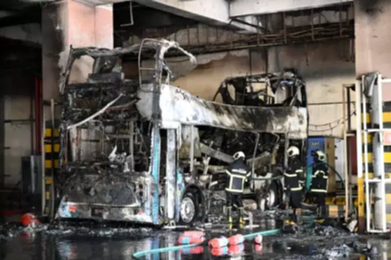 Electric AC Double-Decker Bus Catches Fire at Mumbai's Kurla Depot